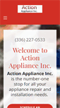 Mobile Screenshot of callactionappliance.com